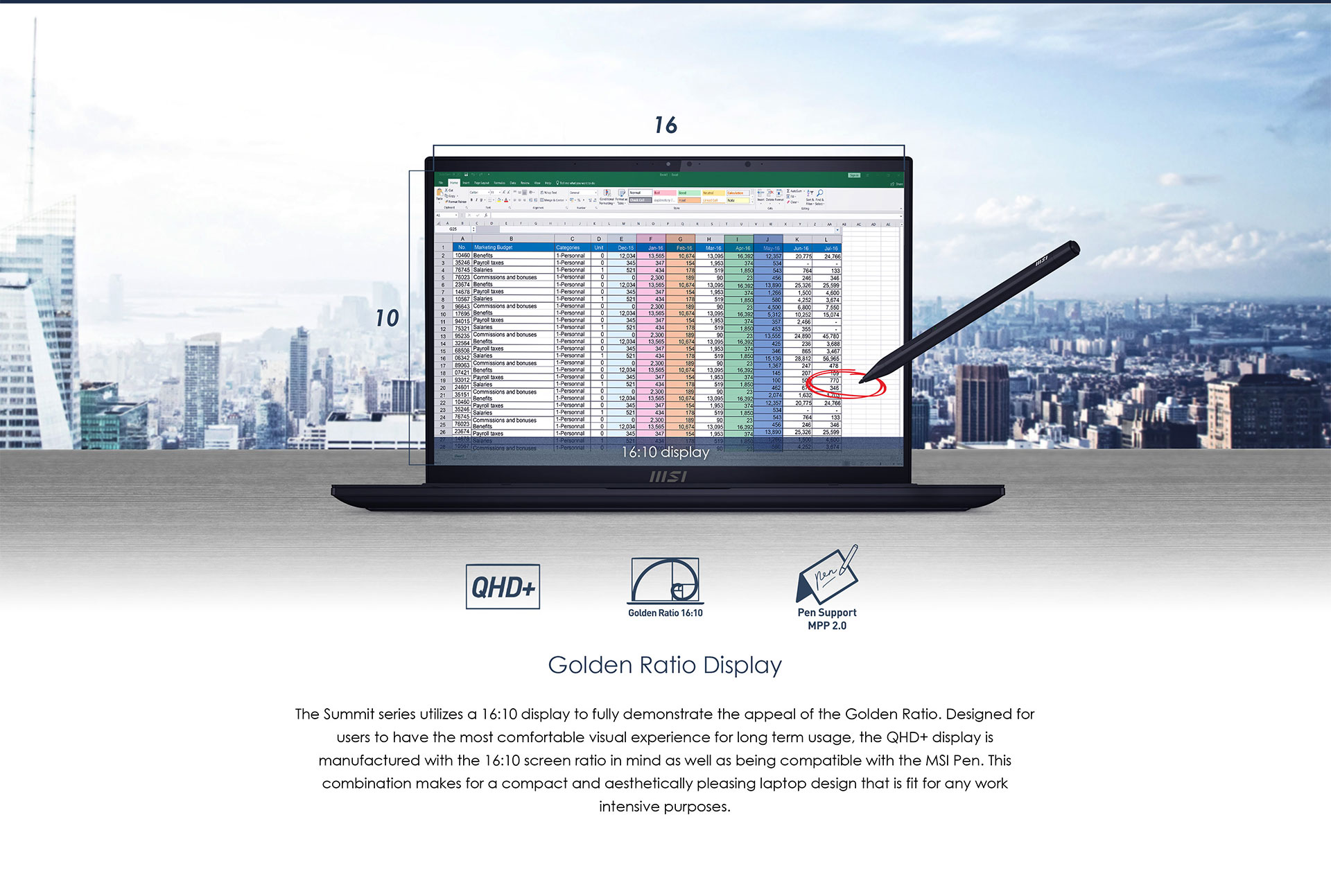 MSI SUMMIT E14 FLIP EVO Professional Laptop